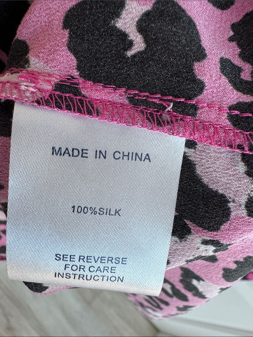 Tyler Boe Pink and Black Leopard Print Dress - Picture 4 of 4